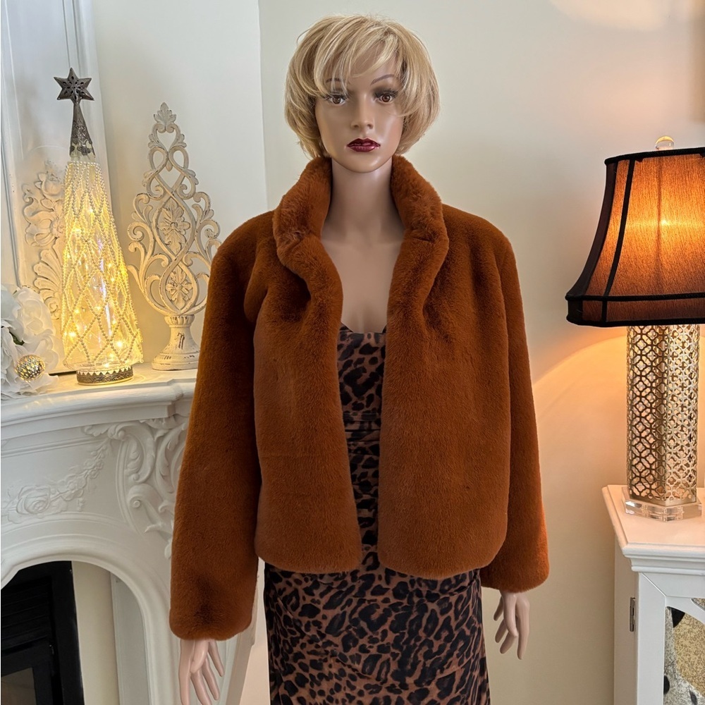 Forever 21 Rust Teddy Jacket - Picture 3 of 13